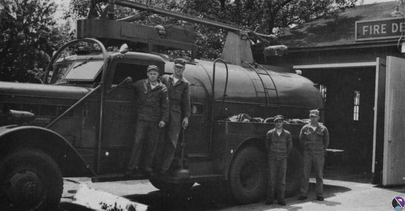 crash truck in front of fire station  2